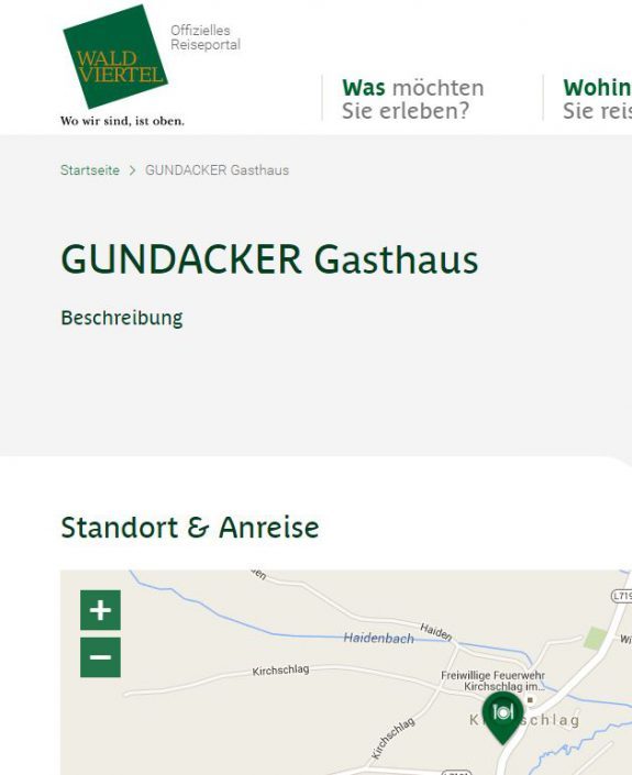 GUNDACKER Gasthaus